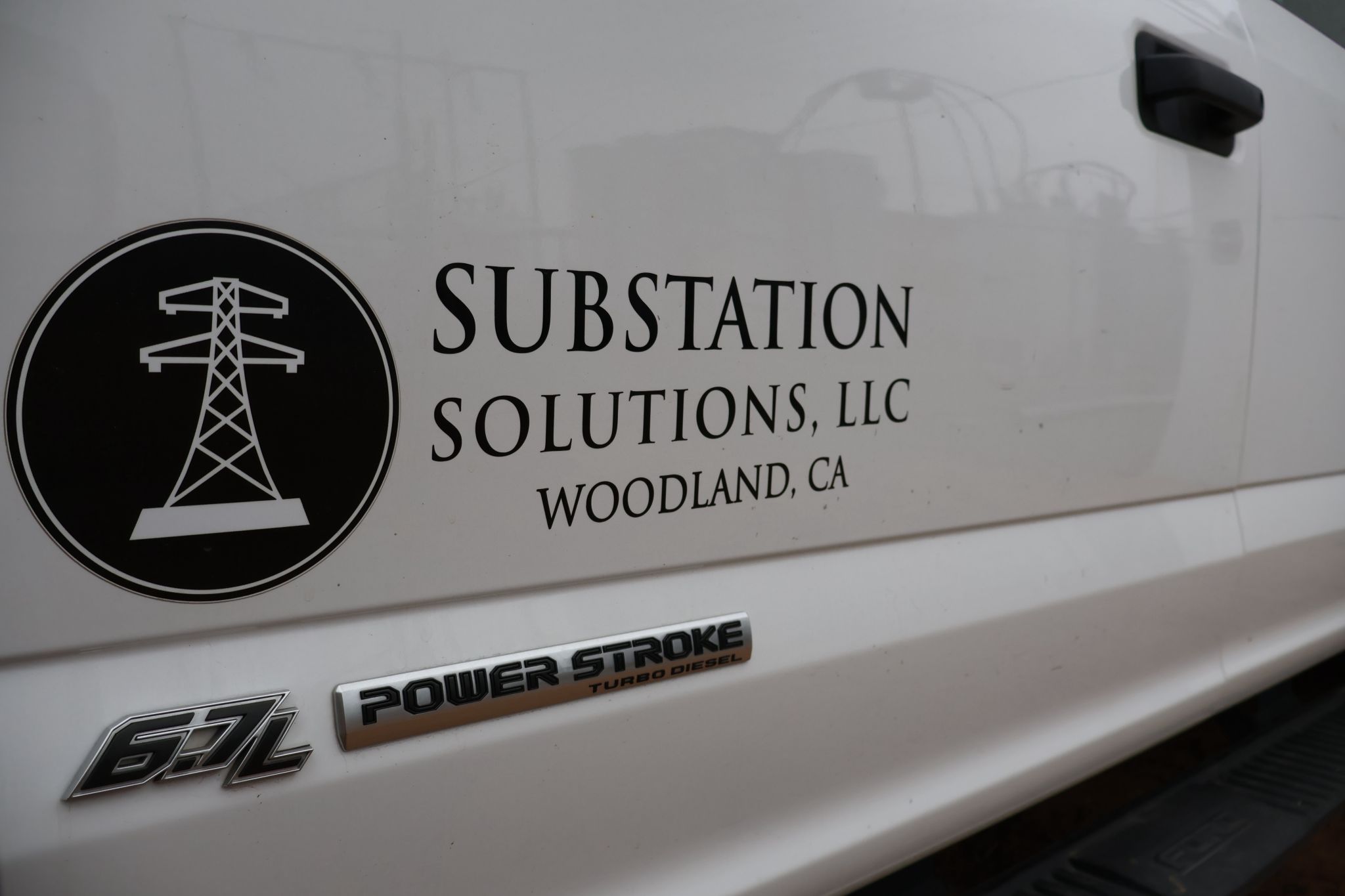 Substation Solutions branded work truck with company logo